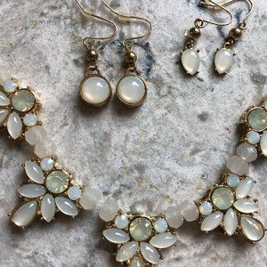 necklace and 2 pair of earrings set